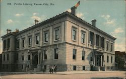 Public Library Postcard