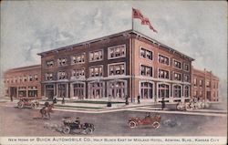 New Home of Buick Automobile Company, Admiral Boulevard Postcard