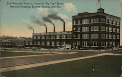 Warneke Bakery, Home of "Tip Top" Bread - 14th and Chestnut Streets Kansas City, MO Postcard Postcard Postcard