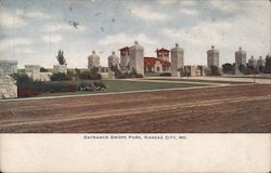 Entrance Swope Park Kansas City, MO Postcard Postcard Postcard