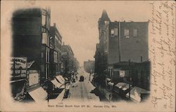 Main Street South from 8th Street Kansas City, MO Postcard Postcard Postcard