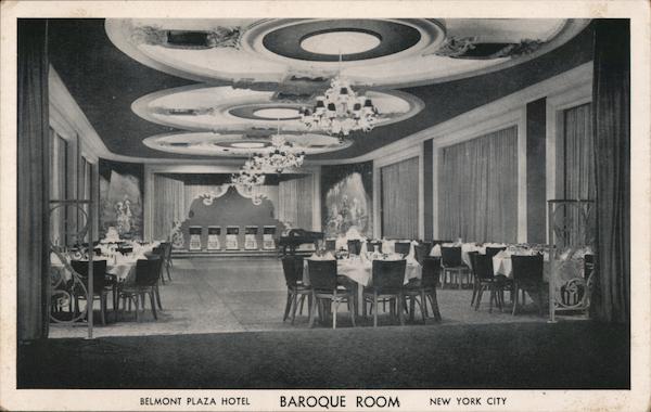 Belmont Plaza Hotel New York, NY Postcard