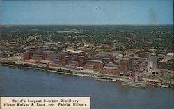 World's Largest Bourbon Distillery Hiram Wlker & OSns Postcard