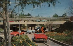 The Magic Kingdom at Disneyland - Tomorrowland Autopia Anaheim, CA Postcard Postcard Postcard