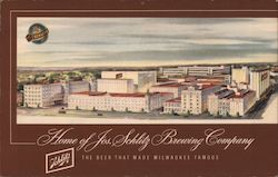 Home of Jos. Schlitz Brewing Company Postcard