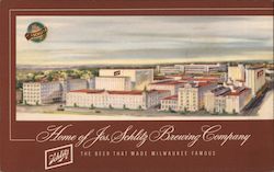 Home of Jos. Schlitz Brewing Company Postcard