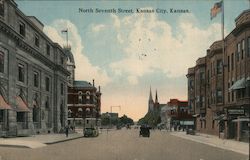 North Seventh Street Postcard