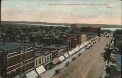 Looking East from Minnesota Avenue at 5th Street Kansas City, KS Postcard Postcard Postcard