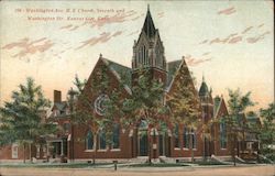 Washington Ave. M.E. Church, Seventh and Washington Str. Postcard