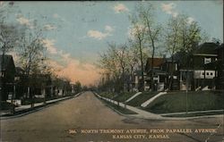 North Tremont Avenue, from Parallel Avenue Postcard