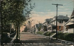 Cleveland Avenue, West from 9th Street Postcard