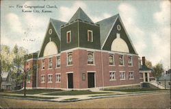 First Congregational Church Postcard