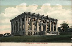 Carnegie Library Kansas City, KS Postcard Postcard Postcard