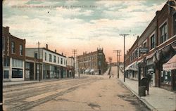 Junction Seventh and Central Ave. Postcard