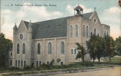 St. Anthony's Church Kansas City, KS Postcard Postcard Postcard