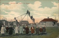 Play Grounds, Shawnee Park Postcard