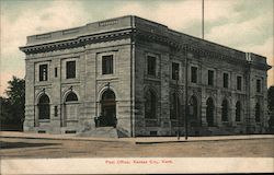 Post Office Kansas City, KS Postcard Postcard Postcard