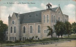 St. Anthony's Church Kansas City, KS Postcard Postcard Postcard