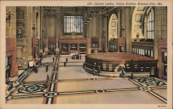 Grand Lobby, Union Station Kansas City, MO Postcard Postcard Postcard