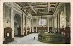 Grand Lobby, New Union Station Postcard