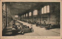 Main Waiting Room, Union Station Kansas City, MO Postcard Postcard Postcard