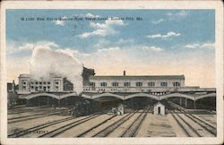 New Union Station from Track Level Postcard