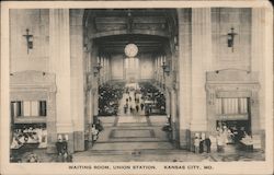 Waiting Room, Union Station Postcard