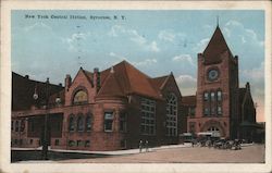 New York Central Station Postcard