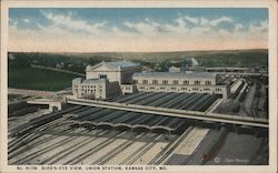 Bird's Eye View, Union Station Postcard