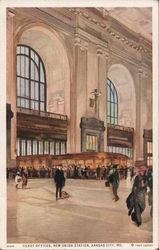 Ticket Offices, New Union Station Postcard