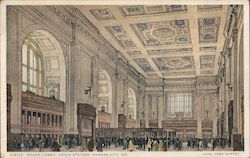 Grand Lobby, Union Station Postcard