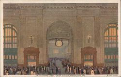 In the Grand Lobby, Union Station Postcard