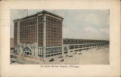 La Salle Street Depot Chicago, IL Postcard Postcard Postcard