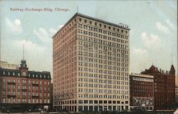 Railway Exchange Building Chicago, IL Postcard Postcard Postcard