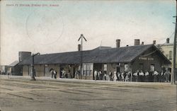 Santa Fe Station Strong City, KS Postcard Postcard Postcard