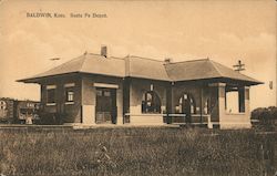 Santa Fe Depot Postcard