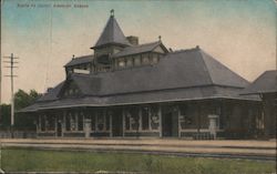 Santa Fe Depot Kinsley, KS Postcard Postcard Postcard