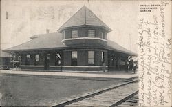 Frisco Depot Cherryvale, KS Postcard Postcard Postcard