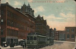 Electric Terminal Railway Station Postcard