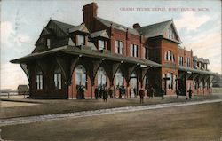 Grand Trunk Depot Port Huron, MI Postcard Postcard Postcard