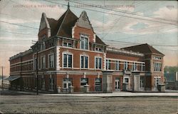 Louisville & Nashville Railroad Passenger Station Postcard