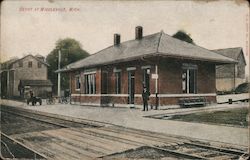 Depot Middleville, MI Postcard Postcard Postcard