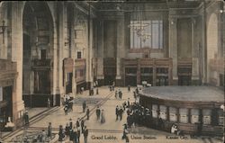 Grand Lobby, Union Station Postcard