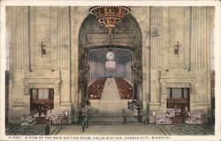 View of the Main Waiting Room, Union Station Postcard