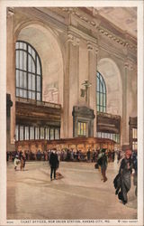 Ticket Offices, New Union Station Kansas City, MO Postcard Postcard Postcard