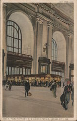 Ticket Offices, New Union Station Postcard