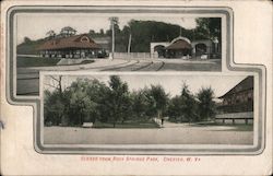 Scenes from Rock Springs Park Chester, WV Postcard Postcard Postcard