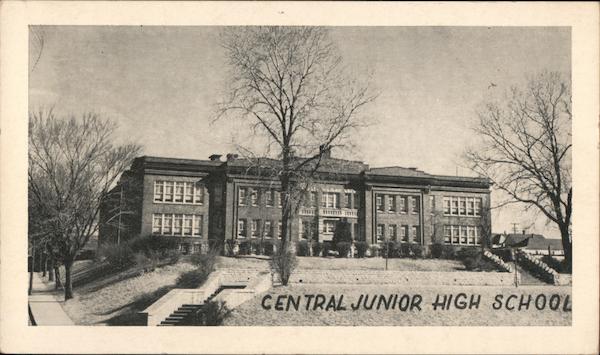 central-junior-high-school-kansas-city-ks-postcard