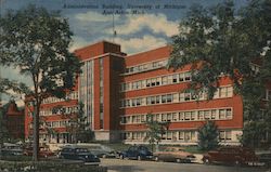 Administration Building, University of Michigan Postcard