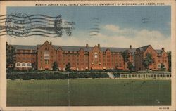 Mosher Jordan Hall (Girl's Dormitory) University of Michigan Ann Arbor, MI Postcard Postcard Postcard